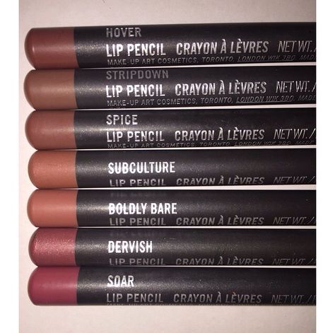 ⇜✧≪∘∙✦♡✦∙∘≫✧⇝ Mac Makeup Eyeshadow, Mac Lip Liner, Best Mac Makeup, Mac Lip Pencil, Lip Liners, Makeup Is Life, Lipstick Collection, Mac Makeup, Kiss Makeup