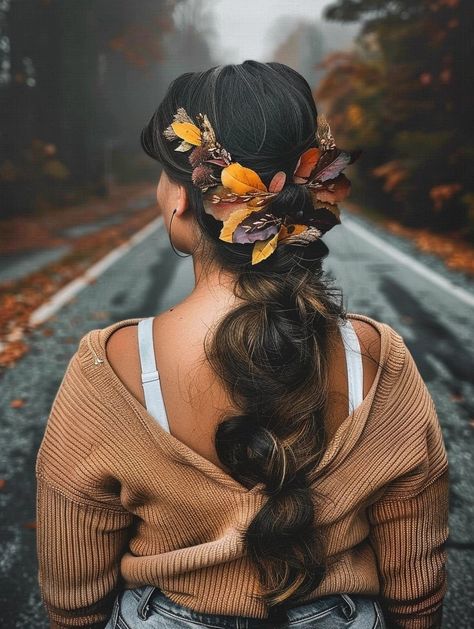 Cute Fairytale Hairstyles for Fall 🍂✨ Sleepover Hairstyles, Fall Updos, Fairytale Hairstyles, Autumn Sleepover, Toddler Hair Dos, Starfall Ball, Hairstyles For Fall, Thanksgiving Hairstyles, Vintage Bob