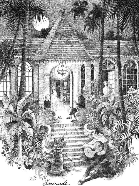 Mario Miranda Illustration Goa, Mario Miranda Illustration, Drawings With Pen, Portuguese Houses, Mario Miranda, Fc Goa, Drawing Frames, Edible Printing, Cartoon Sketches