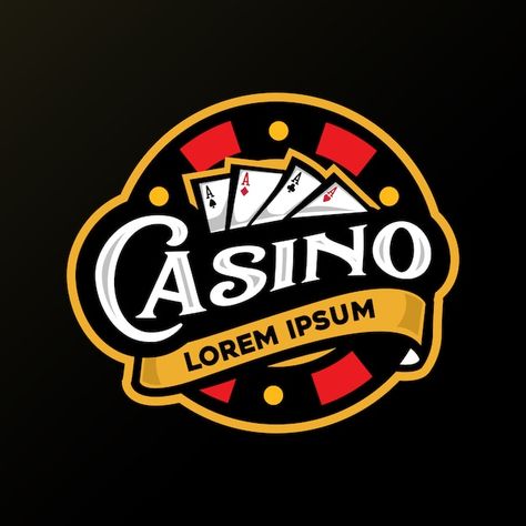 Casino card logo Premium Vector | Premium Vector #Freepik #vector #poker-logo #casino-logo #ace-logo #poker Casino Logo Design, Casino Card, Machine Logo, Casino Logo, Text Logo Design, Game Logo Design, Gaming Logo, Vegas Trip, Online Casino Bonus