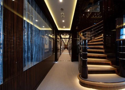 Oceanco Yacht AHS interior Oceanco Yacht, Luxury Yacht Interior, Yatch Boat, Nautical Interior, Yacht Interior Design, Luxury Cruise Ship, Yacht Builders, Luxury House Interior Design, Yacht Interior