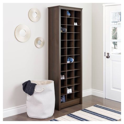 Room Essentials Organizer Shelf | Home Storage | POPSUGAR Home Photo 2 Shoe Storage In Mudroom, Rak Sepatu Diy, Shoe Storage White, Lots Of Shoes, Diy Shoe Rack Ideas, Laundry Room Tables, Cubby Organizer, Space Saving Shoe Rack, Mudroom Closet