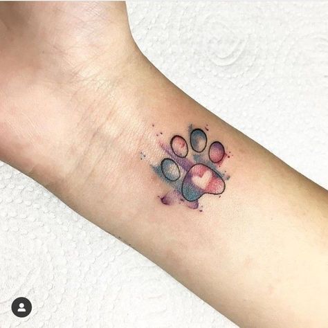 Tattoos For Women Cat, Animal Lover Tattoo, Puppy Tattoo, Pet Tattoos, Cat Tattoo Simple, Pawprint Tattoo, Dog Paw Tattoo, Lady Bug Tattoo, Money Tattoo