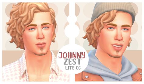 Sims 4 Townie Makeover Sims 4 Johnny Zest, Johnny Zest, Sims 4 Townie Makeover, Formal Vest, Formal Pants, Maxis Match, Custom Content, Genetic, Sims 4