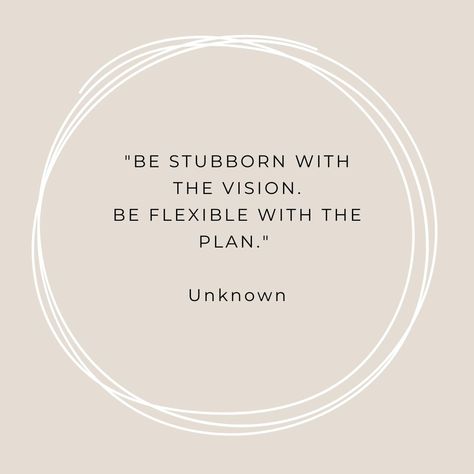 One of my not-so-redeeming qualities is that I can be stubborn—not inflexible, but stubborn. This quote recently struck a chord with me: "BE STUBBORN WITH THE VISION. BE FLEXIBLE WITH THE PLAN." In the interior design and construction industry, having a steadfast vision is crucial. It's what keeps us focused on delivering designs that align with our clients' aspirations and functional needs. However, the path to realising that vision is rarely linear. Whether it's dealing with supply chain d... Being Flexible Quotes, Quotes About Being Flexible, Be Flexible Quotes, Flexibility Quotes Motivation, Stop Scrolling Quotes, Avoid Distractions Quotes, Flexible Quotes, Be Flexible, Construction Industry