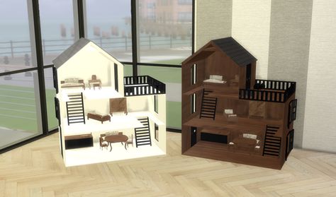 Vigo Dollhouse Scandi Furniture, Kids Doll House, The Sims 4 Pc, Sims 4 Bedroom, Cc Mods, Scrapbook Storage, Sims 4 Children, Sims 4 Toddler, Sims Four