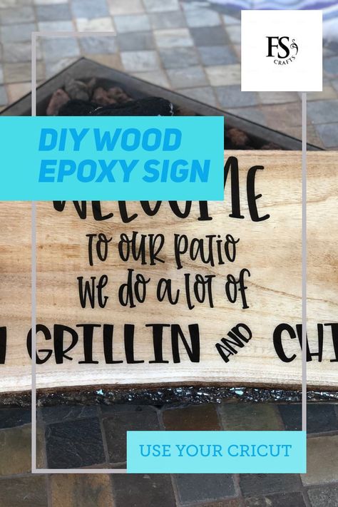 It is fun making signs for all occasions using my Cricut. I wanted to add a twist to my original post last year titled “Let’s Make a Wood Sign Using Vinyl.” I have had lots of success using Epoxy on tumblers and trays. So, I decided that Epoxy would be a great way to seal my wood signs. This this week’s Inspiration Friday is making a wood sign with an Epoxy finish. Epoxy Resin Signs, Resin Signs Diy, Wood Sign Diy, Sealing Wood, Diy Wood Sign, Diy Photo Display, Making Signs, Wooden Signs Diy, How To Make Signs