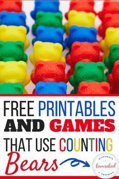 Have you considered using manipulatives for early math skills? Rainbow or counting bears are a big draw for kids. Grab these ideas from Homeschool Giveaways. They are relatively cheap and you can use them for so many different activities from matching to counting to patterns and much more. Beginning Counting Activities, Fun Counting Games For Preschool, Math Building Activities Preschool, Bear Counting Activities Preschool, Counting Mats Preschool, Counting Cubes Preschool, 1:1 Counting Activities, Numbers And Counting Activities, Prek Math Center Ideas