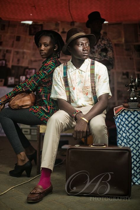 Afro District with their vintage style at Chale Wote 2014. Picture by Ben Bond, Ghana 70s Africa, Afro 1970s, Vintage African Photos, African Street Photography, Everyday Photography, Traditional Socks, Beautiful Culture, South Africa 1960s, Deco Studio