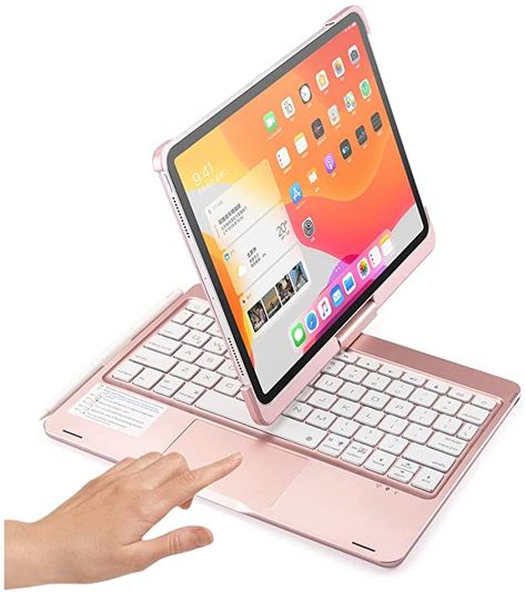 Apple Ipad Air Cases, Ipad Pro 12 9 Case With Keyboard, Ipad Pro 11 Inch Case, Ipad Air 4th Generation, Barang Aesthetic, Best Ipad, Ipad Air 4, Backlit Keyboard, Ipad Air Case