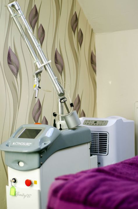 Q-Switched Nd:Yag laser for tattoo removal at our Droitwich Clinic Nd Yag Laser, Yag Laser, Tattoo Removal, Home Appliances