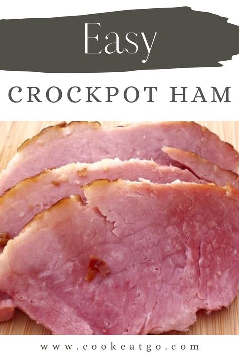 Need an easy, simple, and delicious crock pot ham recipe? This slow cooker ham recipe only requires two ingredients and minimal prep time. Allow to cook low and slow and keep open oven space for your holiday, thanksgiving, easter, or Christmas dinner! Be sure to pin it to your holiday Pinterest board for later! Best Spiral Ham Recipe Crock Pot, Cook Ham In Crockpot Slow Cooker, Fully Cooked Spiral Ham In Crockpot, Pre Cooked Spiral Ham In Crockpot, Spiral Ham Crockpot Recipes, Easter Ham Recipes Crockpot, How To Cook A Spiral Ham Crock Pot, Spiral Ham In Crockpot Slow Cooker Easy Recipes, Cooking A Spiral Ham In Crockpot