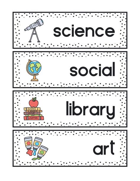 Templates Classroom Subject Labels, Labels For Classroom Supplies, Classroom Supply Labels Free, Free Book Labels For Classroom Library, Classroom Library Labels Free Editable, Classroom Library Labels, Subject Labels, Library Art, Classroom Labels