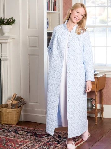 Flannel Robe, Vermont Country Store, Flannel Bedding, Dressing Gown Robe, Women's Robe, Country Store, Womens Robes, Sleepwear & Loungewear, Sleepwear Robe