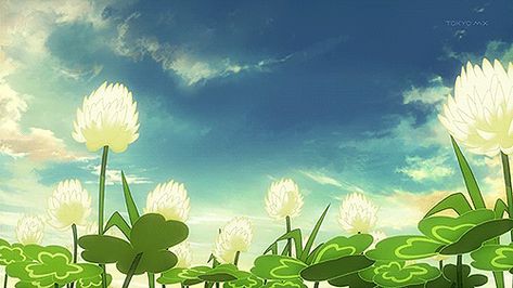 Gif Background, Flowers Gif, Anime Gifs, Nature Gif, Anime Aesthetic, Aesthetic Gif, Anime Scenery Wallpaper, Nature Aesthetic, Green Aesthetic