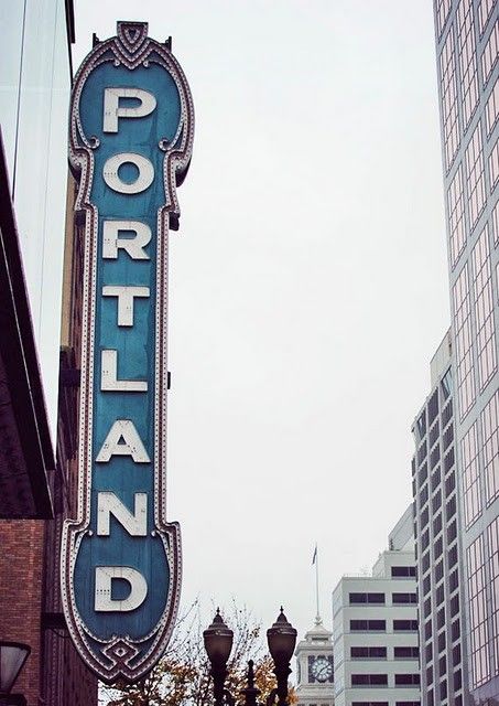 Portland The Oregon Trail, Downtown Portland, Pacific Nw, Oregon Washington, Marquee Sign, To Infinity And Beyond, Oh The Places Youll Go, Favorite City, A Train