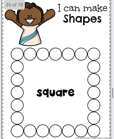 Preschool Square Crafts, Preschool Worksheets Free Printables Cut And Paste, Square Shape Worksheets For Preschool, Toddler Shape Crafts, Square Shape Activities For Toddlers, Shape Worksheets For Toddlers, Shape Theme Preschool, Square Preschool Activities, Square Crafts For Preschool