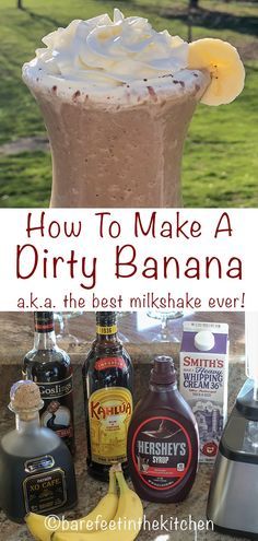 Banana Cocktails, Banana Recipe, Best Milkshakes, Liquor Drinks, Boozy Drinks, Milk Shakes, Mini Cheesecakes, Alcohol Drink Recipes, Banana Recipes