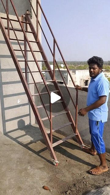 Manikandan Chellam on Instagram Staircase Metal, Folding Stairs, Super Tips, Window Grill Design Modern, Temperature Chart, Folding Ladder, Window Grill Design, Window Grill, Metal Furniture Design