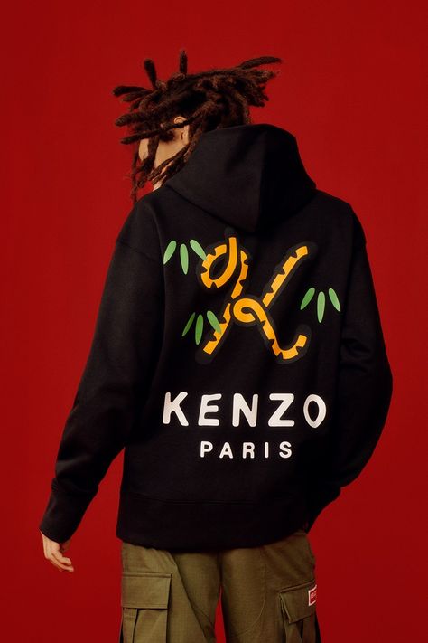 KENZO "Tiger Tail" Collection by NIGO Drop 2 | HYPEBEAST Kenzo Nigo, Kenzo Photoshoot, Kenzo Knitwear, Tiger Tails, Kenzo Tiger, Kenzo Sweatshirt, Kenzo Tiger Sweatshirt, S Signature, It's Fall