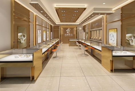 interior design jewelery store - Google Search Jewellery Showroom Interior Design, Interior Design Exhibition, Jewelry Store Interior, Store Shelves Design, Jewelry Store Design, Jewellery Shop Design, Interior Design Images, Showroom Interior Design, Store Layout