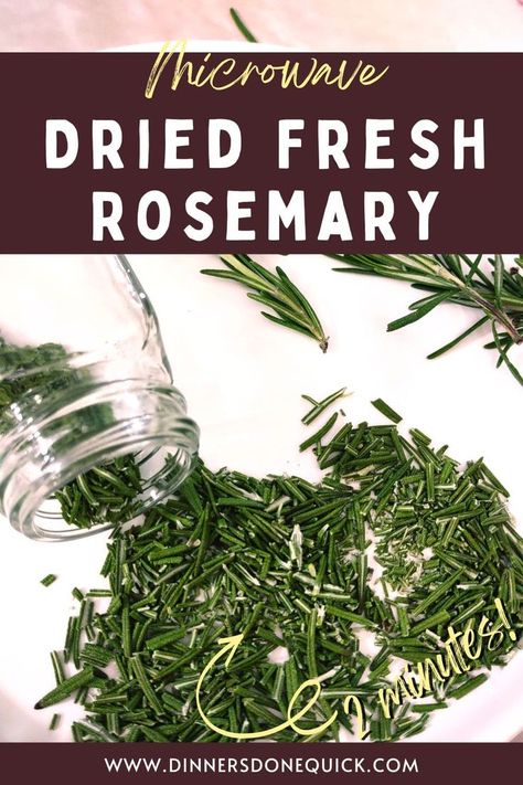 Dry Rosemary, Drying Fresh Herbs, Pumpkin Spice Treats, Dry Herbs, Spice Cabinet, Fall Flavors, How To Dry Rosemary, Microwave Recipes, Indulgent Desserts