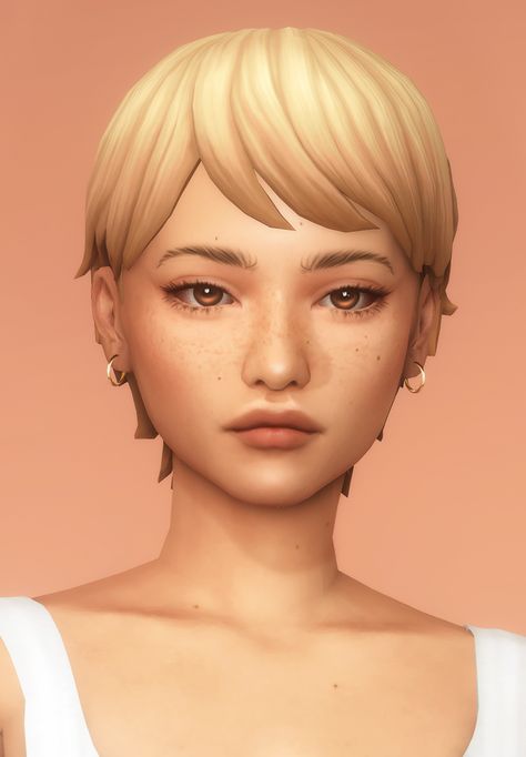 cameron hair | dogsill on Patreon Sims 4 Maxis Match Cold Weather, Sims 4 Cc Short Hair Female Maxis Match, Sims 4 Cc Wolfcut, Sims 4 Pixie Cut, Sims 4 Wolf Cut Hair Cc, Cameron Hair, Sims Lookbook, Sims Finds, Ts4 Hair