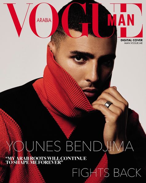 Younes Bendjima 2019 Vogue Man Arabia Cover Photo Shoot Younes Bendjima, Vogue Arabia, Vogue Photography, Mens Fashion Magazine, Magazine Man, Vogue Magazine Covers, Vogue Men, Model Magazine, Mens Editorial