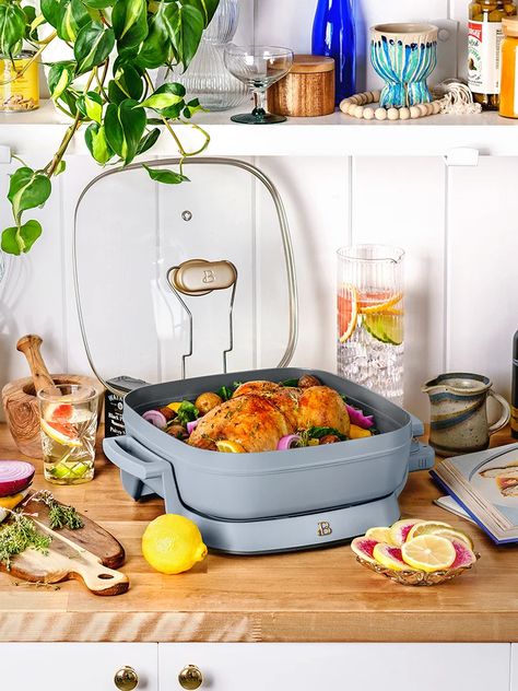 Drew Barrymore’s New 5-in-1 Appliance Is Here to Rid Your Countertops of Unnecessary Clutter Kitchen Electrical Appliances, Electric Skillet Recipes, Beautiful Kitchenware, Cabinet Trends, Week Inspiration, Skillet Meals, Drew Barrymore, Kitchen Equipment, Favorite Kitchen