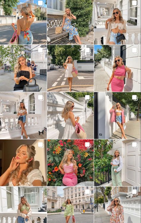 Summer Feed Instagram Ideas, Instagram Feed Ideas Layout, Creative Instagram Feed Ideas, Summer Feed Instagram, Summer Instagram Pictures, Instagram Feed Goals, Feed Layout, Instagram Feed Tips, Best Instagram Feeds