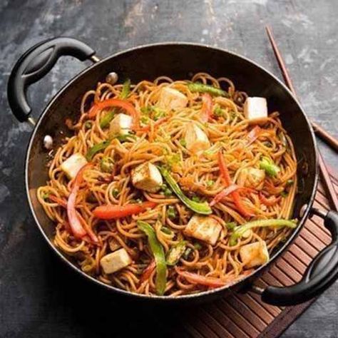 Schezwan Paneer, Japchae, Paneer, Noodles, Ethnic Recipes