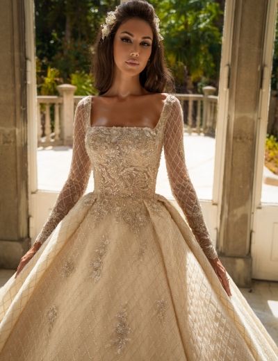 Virgo wedding dress Dovita Bridal, Modern Elegant Wedding Dress, Ball Gowns Vintage, Fairytale Bridal, Modern Elegant Wedding, Minimalist Bride, Dress History, Zodiac Collection, Aline Dress