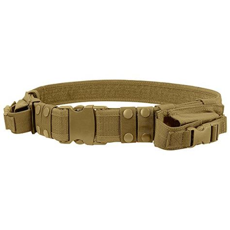 Condor Tactical Belt Coyote Brown CONDOR https://smile.amazon.com/dp/B01N02IRDJ/ref=cm_sw_r_pi_dp_U_x_UuOqAbN7WZATD Tactical Belts For Men, Survival Belt, Battle Belt, Tactical Duffle Bag, Magazine Pouches, Plate Carrier, Military Combat, Tactical Belt, Webbing Belt