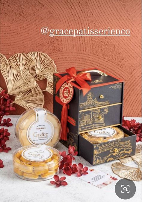 Hampers Product Photography, Chinese New Year Photography Food, Cny Hampers Photography, Chinese New Year Hampers Photography, Chinese New Year Hampers Package Design, Chinese New Year Gift Box Ideas, Chinese New Year Product Photography, Hampers Photography Ideas, Hampers Photography