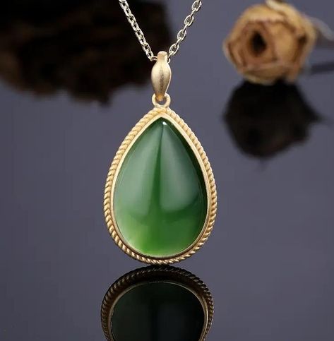 🌟 Elevate your style with our stunning Natural Jade Pendant Necklace Gold 22 Snake Chain! ✨ This gorgeous piece is now available for only $25.99 💰 Don't miss out on this amazing deal! 💎 Grab yours today and add a touch of elegance to any outfit. ✨ #jewelry #fashion #accessories #naturaljade #pendantnecklace #goldchain #snakeskin #trendy #musthave #limitedtimeoffer #shopnow Shop Now https://www.etsy.com/listing/1758162845/natural-jade-pendant-necklace-gold-22 Jade Pendant Necklace, Gold Snake Chain, Pendant Necklace Gold, Gold Fashion Necklace, Jade Necklace, Gold Necklace Designs, Gold Snake, Jade Jewelry, Natural Jade