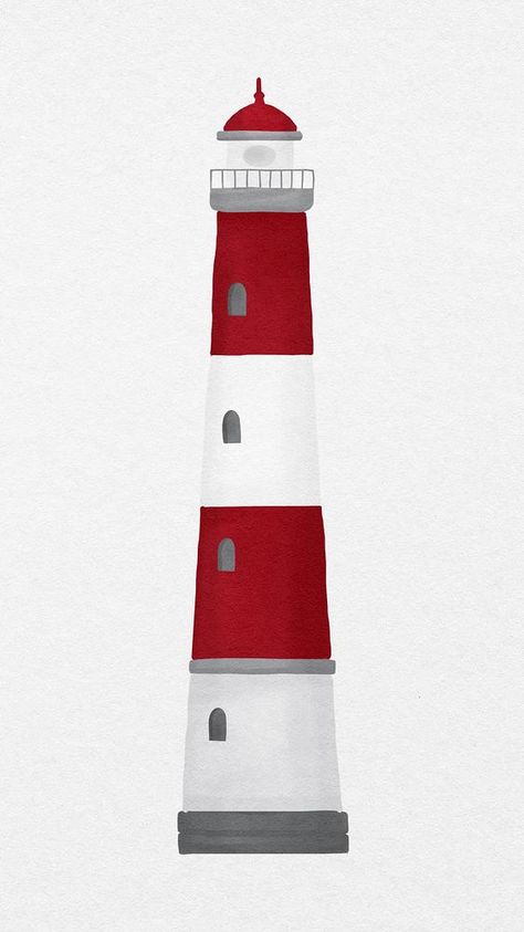 Vintage Lighthouse Illustration, Light House Illustration, Lighthouse Cartoon, Lighthouse Architecture, Lighthouse Illustration, Wallpaper Architecture, Watercolor Lighthouse, House Design Drawing, Graphic Design Text