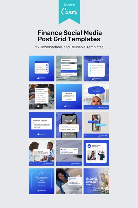 These Finance Social Media Instagram Post & Grid Templates are perfect for financial businesses and companies. With a clean and modern design, these templates can be used to create beautiful and professional posts and grids for your Instagram account. Instagram Grid Business, Finance Social Media, Grid Plan, Content Template, Grid Instagram, Media Infographic, Instagram Grid Design, Instagram Hacks, Content Design