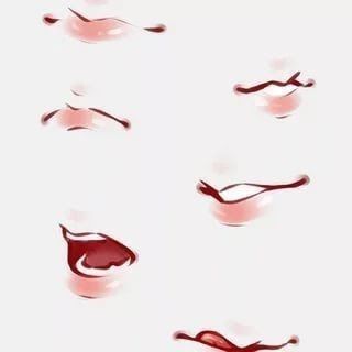 Anime Lips, Mouth Lips, Lip Drawing, Mouth Drawing, Seni Dan Kraf, Lips Drawing, Drawing Expressions, Anime Drawings Tutorials, Art Tutorials Drawing