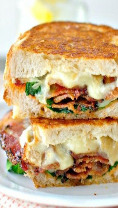 Blt Grilled Cheese Sandwich, Blt Grilled Cheese, Fancy Grilled Cheese, Best Breakfast Sandwich, Grilled Sandwiches, Bacon Grilled Cheese, Gourmet Grilling, Breakfast Sandwich Recipes, Grilled Cheese Sandwiches