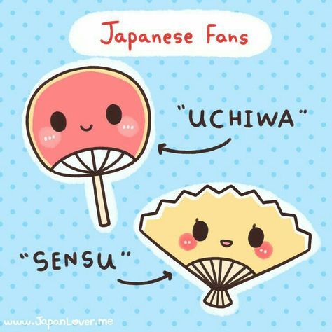 Japanese Fans, cute, kawaii, uchiwa, sensu, text; Japanese Japanese Cute Stuff, Japanese Folktales, Cute Kawaii Stuff, Learn Japan, Japanese Fans, Bahasa Jepun, Materi Bahasa Jepang, Japanese Traditional Clothing, Basic Japanese Words