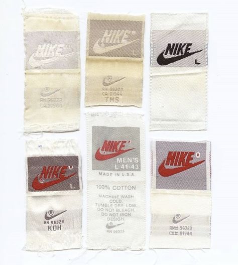 Tshirt Label, Tags For Clothes, Nike Graphics, Label Design Ideas, Legit Check, Nike Ad, T Shirt Label, Neon Retro, Nike Art