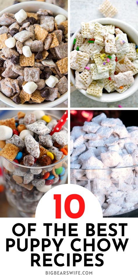 Best Puppy Chow, Best Puppy Chow Recipe, Puppy Chow Mix, Puppy Chow Snack, Chex Mix Recipes Sweet, Chex Snack Mix, Puppy Chow Christmas, Puppy Chow Chex Mix Recipe, Puppy Chow Recipe