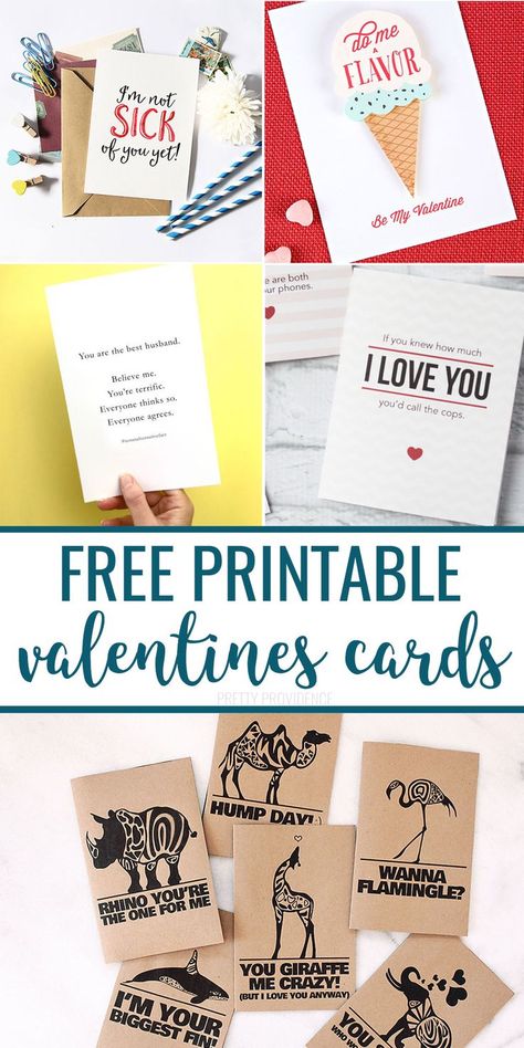 Free printable Valentines cards you will love! Modern, fun and classy and even a bunch specifically for your husband! #freeprintablevalentines #valentinesday #valentinescards #valentines #freeprintable #vday #freevalentines #valentinesforhusband  via @pinterest.com/prettyprovidnce Free Valentines Day Cards, Free Valentine Cards, Free Printable Valentines Cards, Valentine's Diy, Valentines Card For Husband, Free Printable Valentines, Printable Valentines Day Cards, Card For Husband, Printable Valentines Cards