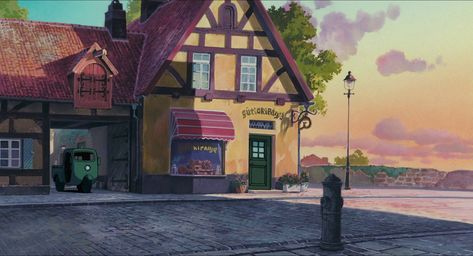 Kiki's Delivery Service - Imgur Kikis Delivery Service Aesthetic, Ghibli Museum, Personajes Studio Ghibli, Studio Ghibli Background, Studio Ghibli Characters, Kiki Delivery, Ghibli Artwork, Film Anime, Kiki's Delivery Service