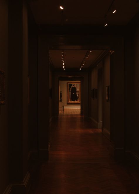 Dark Museum Aesthetic, Museum Aesthetic Dark, Dark Art Gallery, Dark Museum, Evil Painting, Dark Room Aesthetic, Art Museum Aesthetic, Dark Painting, Museum Curator