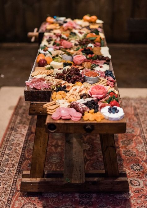 Feast for the Eyes: Epic Grazing Tables are Taking Over! - Green Wedding Shoes Engagement Party Recipes, Teenage Party Games, Cocktail Hour Wedding, Reception Food, Pennsylvania Wedding, Grazing Tables, Wedding Winter, Pittsburgh Pennsylvania, Wedding Cocktails