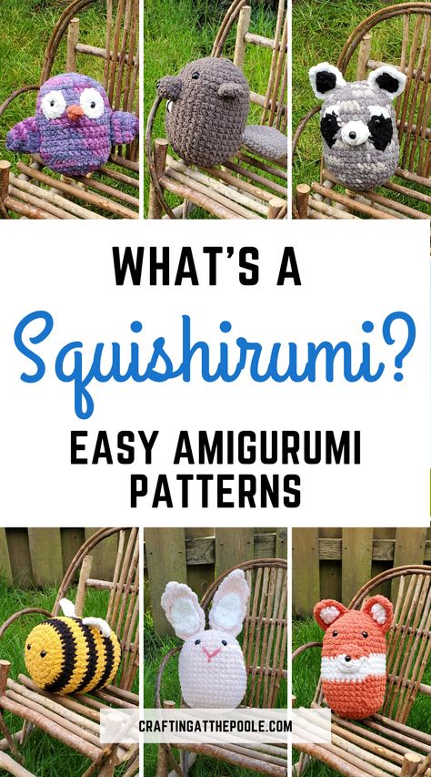 What's a Squishirumi? Simply put... You'll have to read the post! Just know that the answer is along the lines of "a super easy amigurumi type"! Theses things are so dang cute, and being made in a chunky yarn they are super fast! The Bernat Blanket yarn they're made is makes them very soft and squishy, give one a try! Get the Fox pattern for FREE, plus he and all the others have video tutorials on my YouTube channel. #bernatblanketyarn @yarnspirations #easyamigurumi #amigurumicrochetpattern