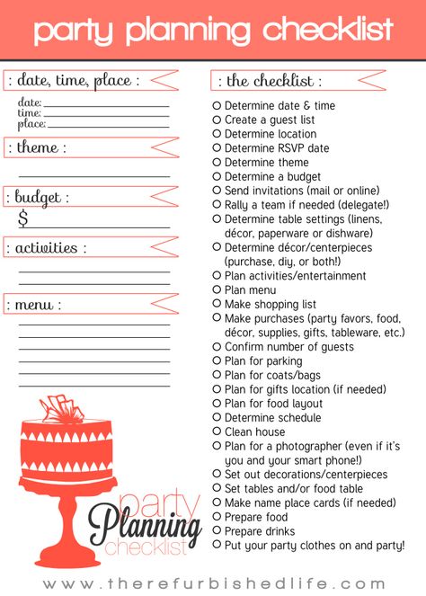 2.10.14 Party Planning Checklist Parking Plan, Party Planning 101, Party Planning Business, Holi Party, Party Planning Checklist, Party Checklist, Event Planning Checklist, Basketball Party, Dessert Party