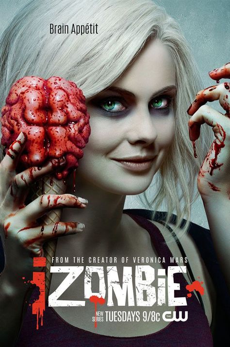 Izombie Tv Series, Jessica Jones Marvel, I Zombie, Rose Mciver, The Last Man On Earth, Dax Shepard, Arizona Robbins, Unbreakable Kimmy Schmidt, Tv Horror