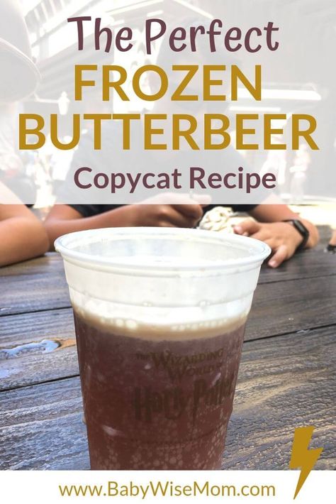 Frozen Butterbeer Recipe, Butter Beer Recipe Harry Potter, Frozen Butterbeer, Harry Potter Butter Beer, Butterbeer Recipe, Butter Beer, Harry Potter Food, Theme Harry Potter, Marshmallow Creme